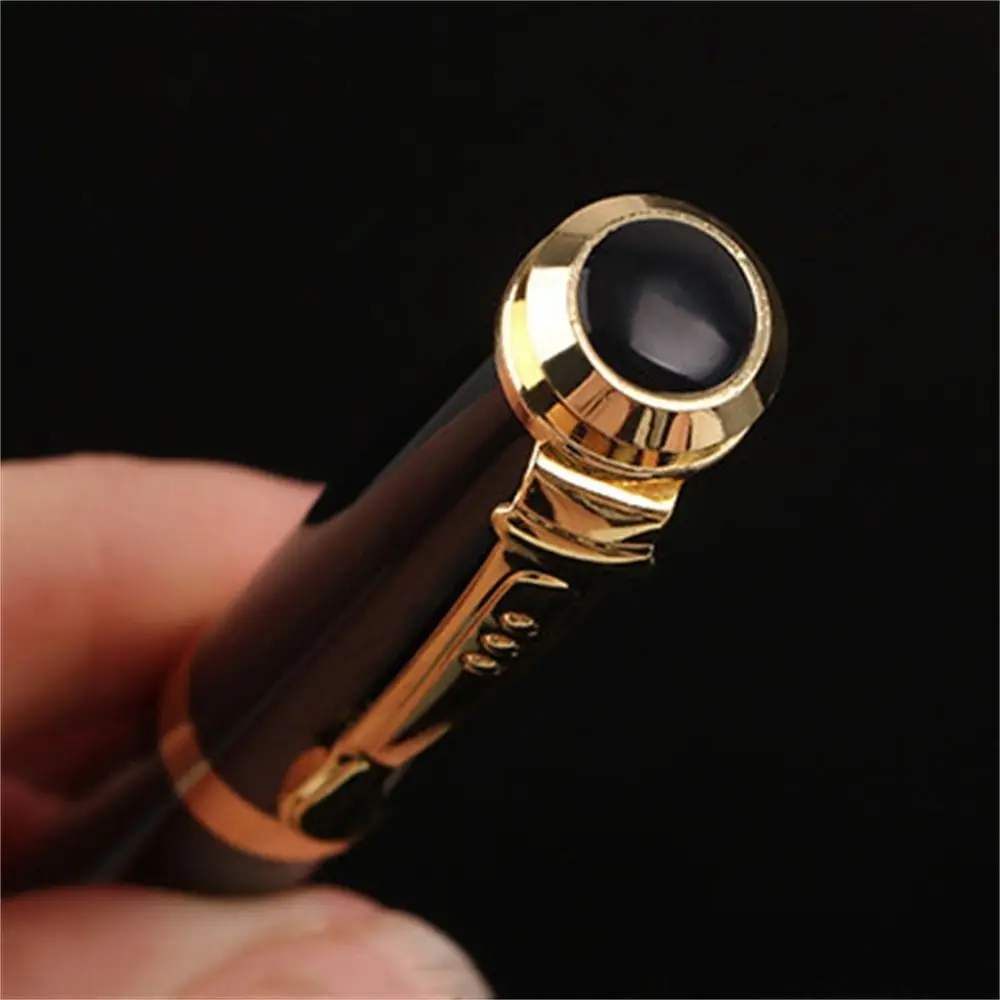 

Classic Calligraphy Fountain Pen Smooth Writing Golden Trim Business Fountain Pen EF Nib Drawing Writing Ink Pen Writing Office