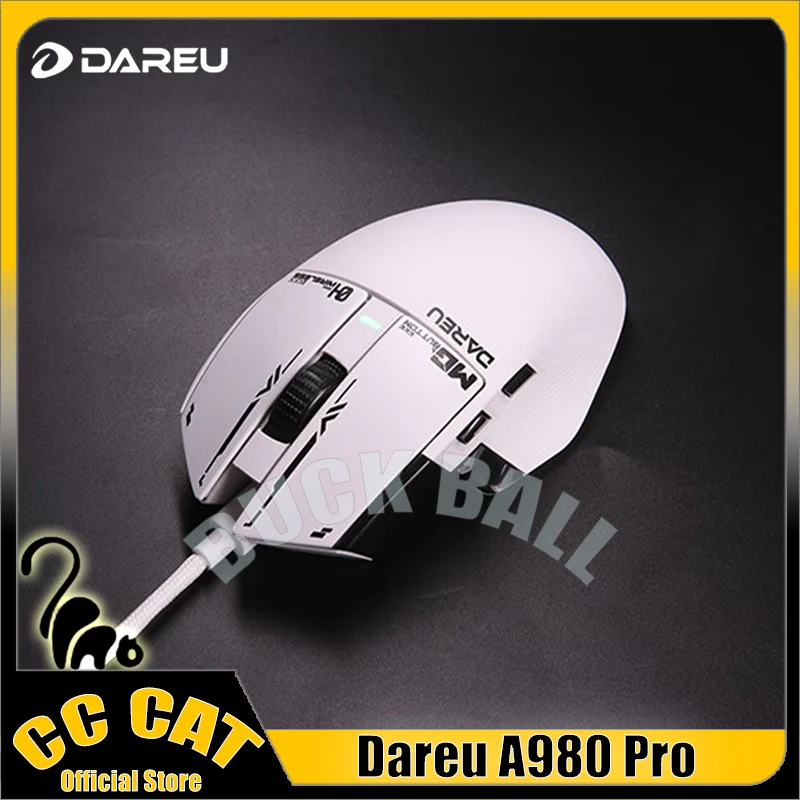 

Беспроводная игровая мышь DAREU A980Pro/ProMax, игровая мышь для киберспорта, три режима, 4K/Проводная/Bluetooth геймерская легкая мышь с долгим сроком службы