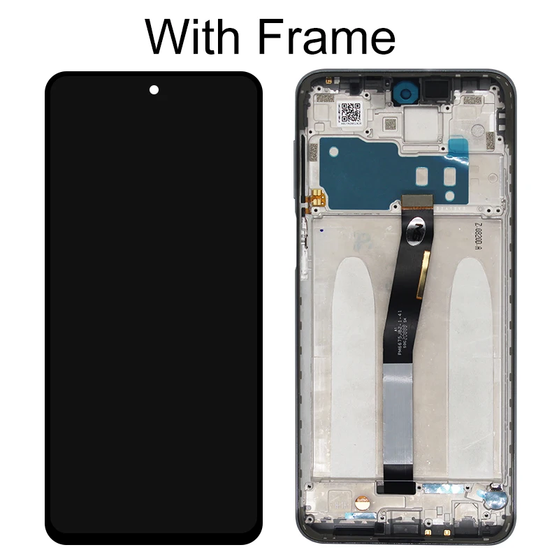 Montagem Do Display LCD Touch Digitizer Para Xiaomi Redmi Note 9 Pro, Peças De Reposição, M2003J6A1G