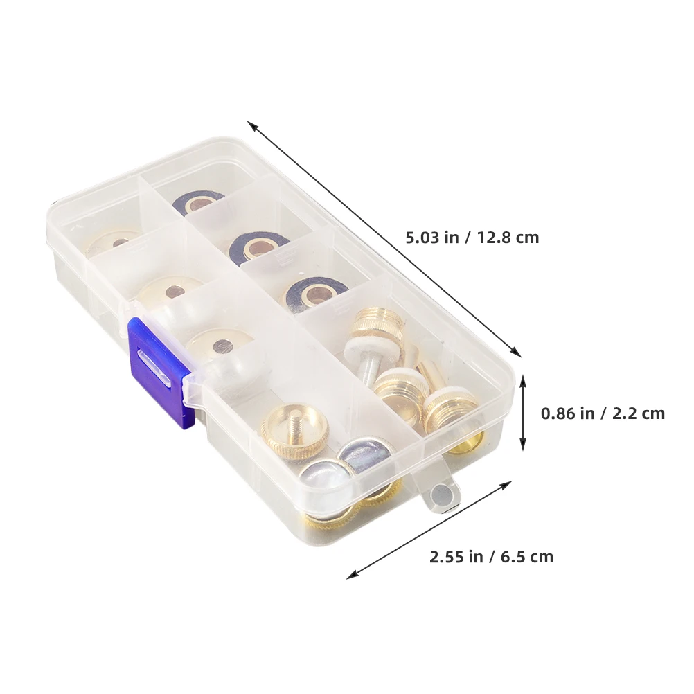 

1 set Trumpet Accessories Set Durable Metal Valves Repair Rods Sturdy Buttons for Cornet Supporting Replacement Parts
