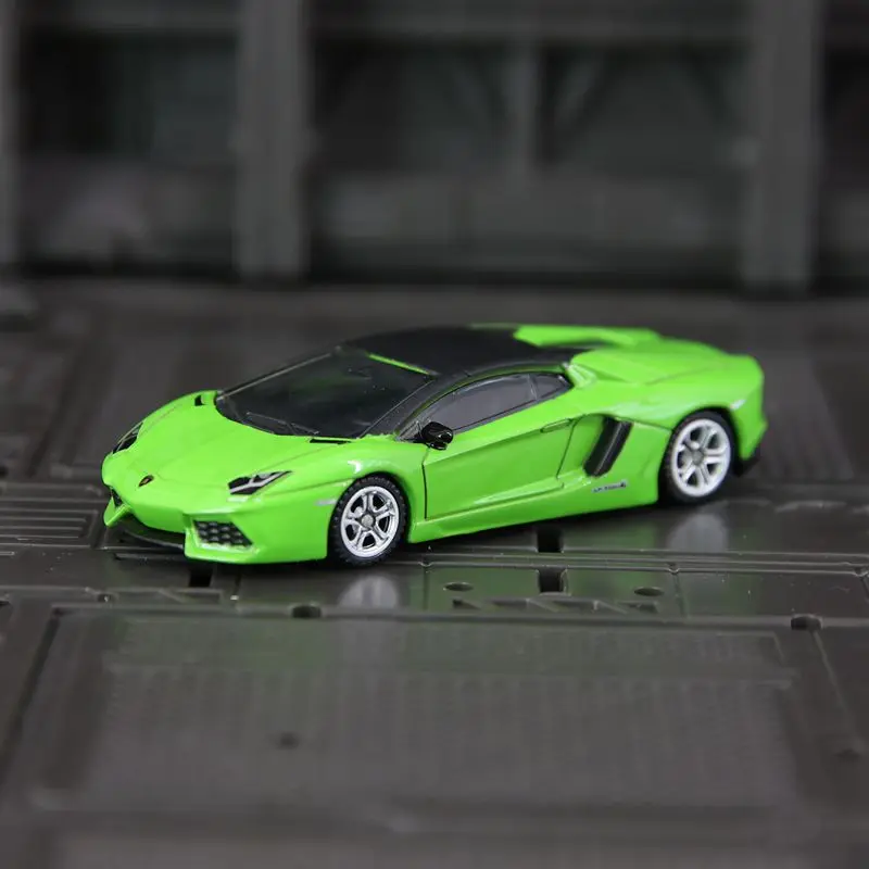 1: 64 simulação Lamborghini Aventador LP700-4, modelo estático, carro de presente colecionável de metal