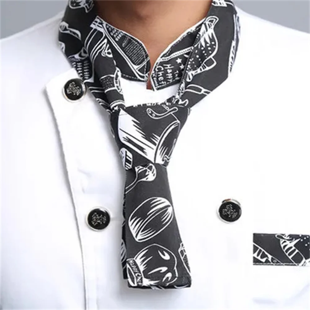 new Free Shipping High quality neckerchief hotel uniform chef uniform restaurant neckerchief cook scarf chef scarf