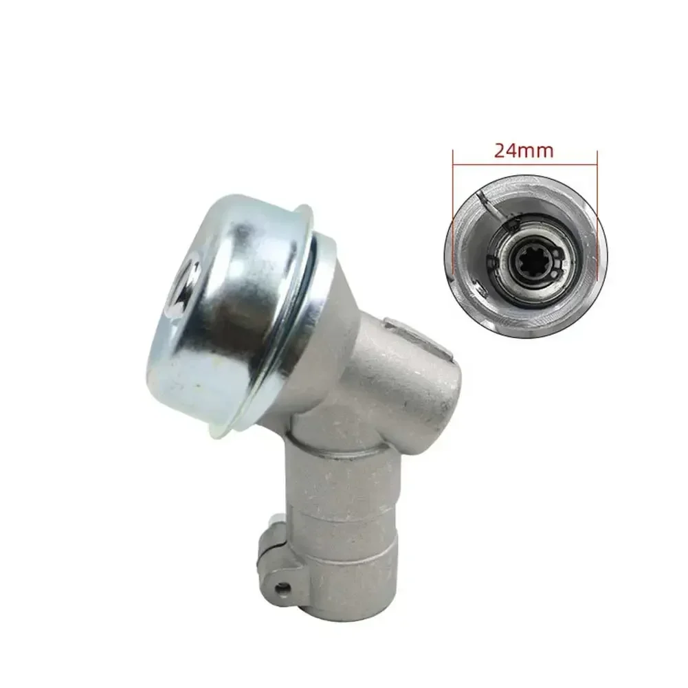 24mm Pipe 7-Tooth Working Head For Brush Cutter Operating Rod Gearbox Assembly Replacement For String Trimmer Brush Cutter