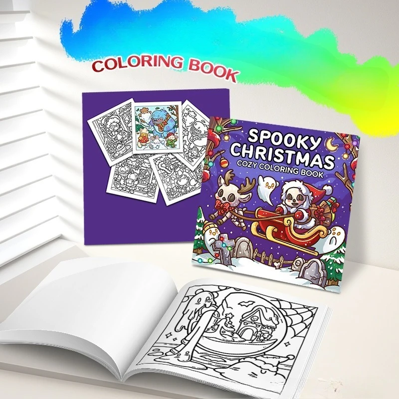 

Забавная книжка-раскраска для снятия стресса, плотная бумага, ручной рисунок, художественная терапия, релаксация для взрослых, альбом для рисования, подарок