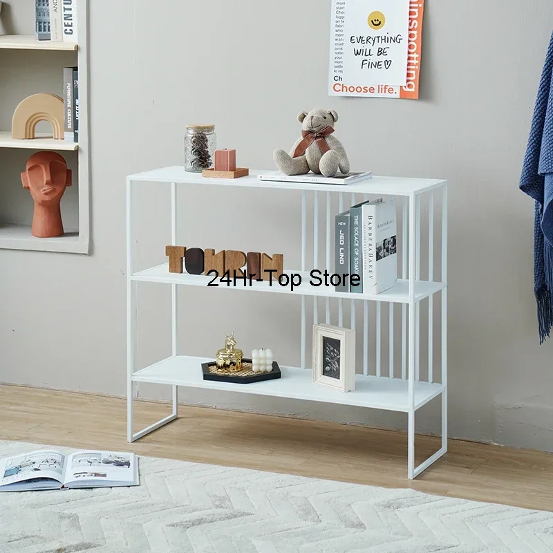 Ferro Multi-Layer Storage Rack, Sala de estar, Piso de Teto, Varanda Canto Rack, Display Rack, Estante Porch Partition