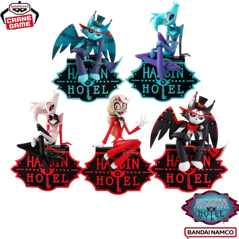 

В наличии: Оригинальная фигурка Bandai Banpresto Hazbin Hotel (Хазбин Хотел) Хаск, Вагги, Люцифер, Морнингстар. Новая, в коробке.