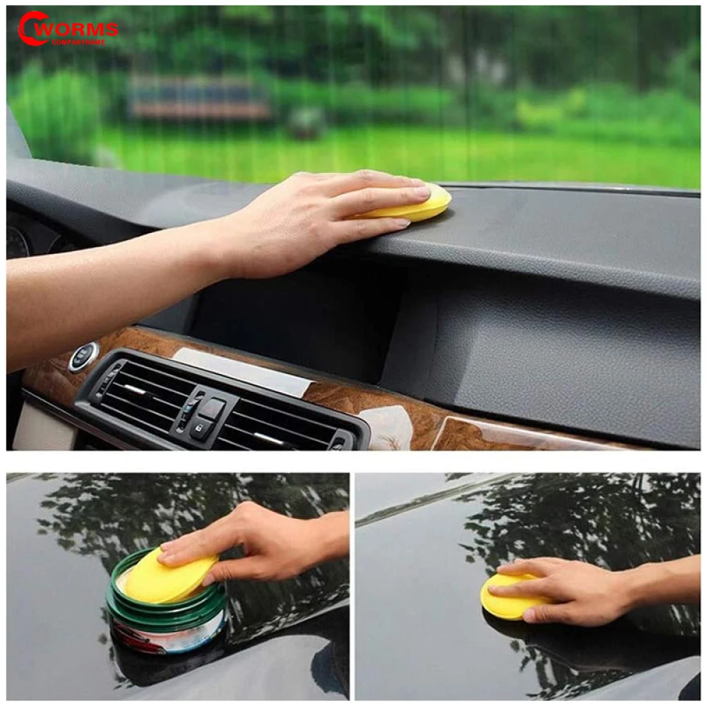 Car Round Waxing High Density Foam  Polish Sponges Applicator Pads Curing and Polishing Sponges Car Detailing Tools Car Wash