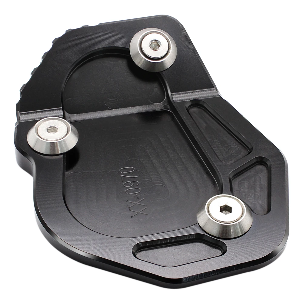 

Aluminum Alloy Black Motorcycle Side Stand Expansion Pad Suitable For BMW RnineT 2017-2024