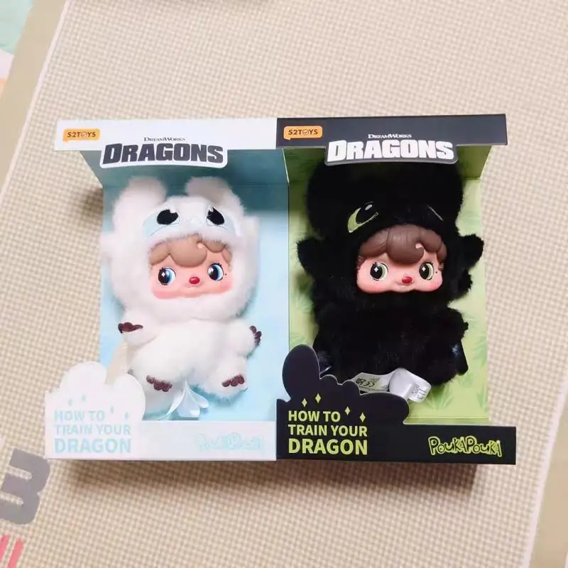 Popoka Dragon Taming Master Toothless Pupil Vinyl Plush Pendant - Trendy Play Toy for All Ages Ideal Christmas Gift