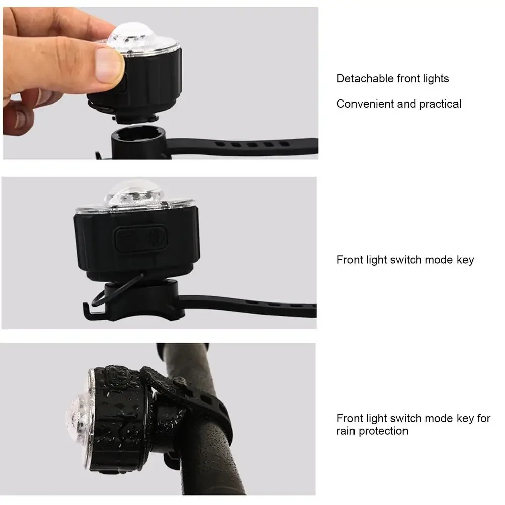 Smart Sensor Bicycle LED Front Light Cycling MTB Road Bike 5 Modes Charging Bicycle Headlight Lamp Outdoor Night Riding Safety