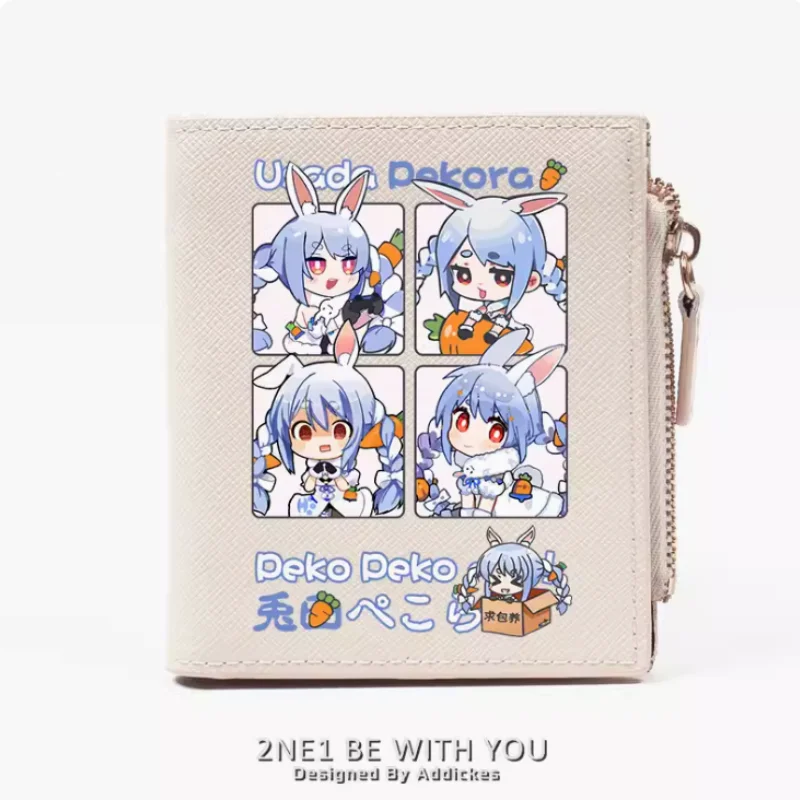 Cartera de moda de Anime Usada, monedero de PU, tarjeta, moneda, cremallera, monedero, regalo de Cosplay, B1028