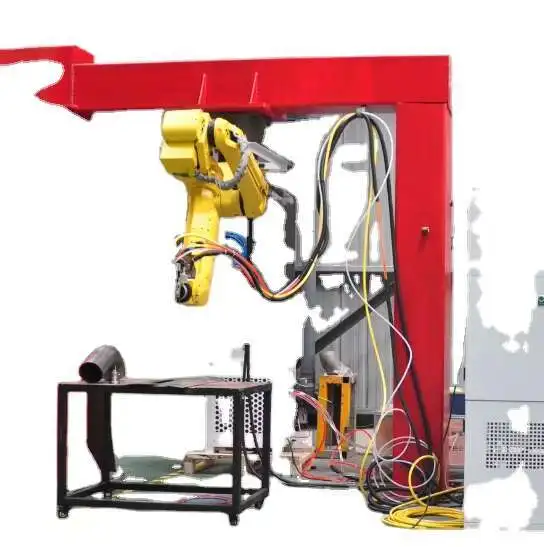 FED 6000W Fiber For Mental Workpieces With 6 Axis Robot 3D Laser Cutting Equipment