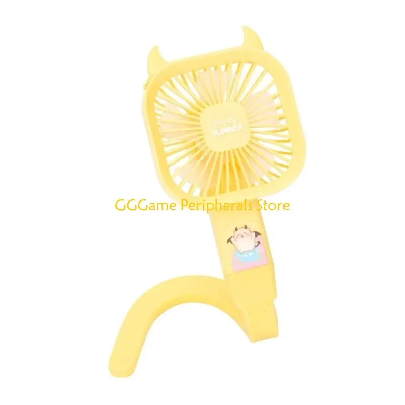 U55B Rechargeable Mini Desk Fan Adjustable Wind Setting Quiet Suitable For Baby Room Library Office