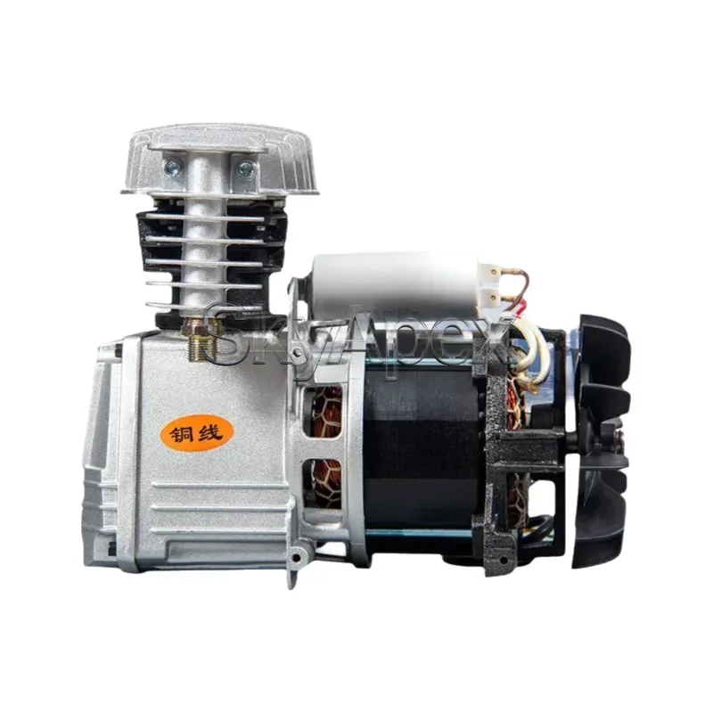42/48/55V Type Twin Cylinder Oil Lubricated Motor Air Pump Compressor Head 1P 2P 3P 4P 5P Air Compressor Accessories - view 2