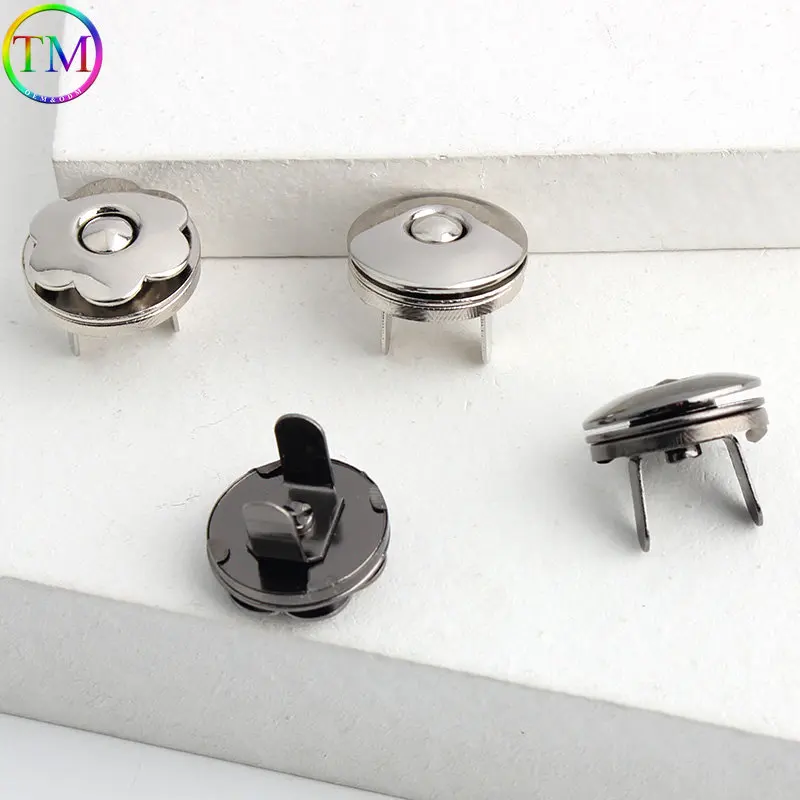 10-50 Stuks Metalen Drukknopen Kleding Knopen Sluiting Druk Op Stud Magnetische Knoppen Diy Lederen Ambachtelijke Kleding Accessoires