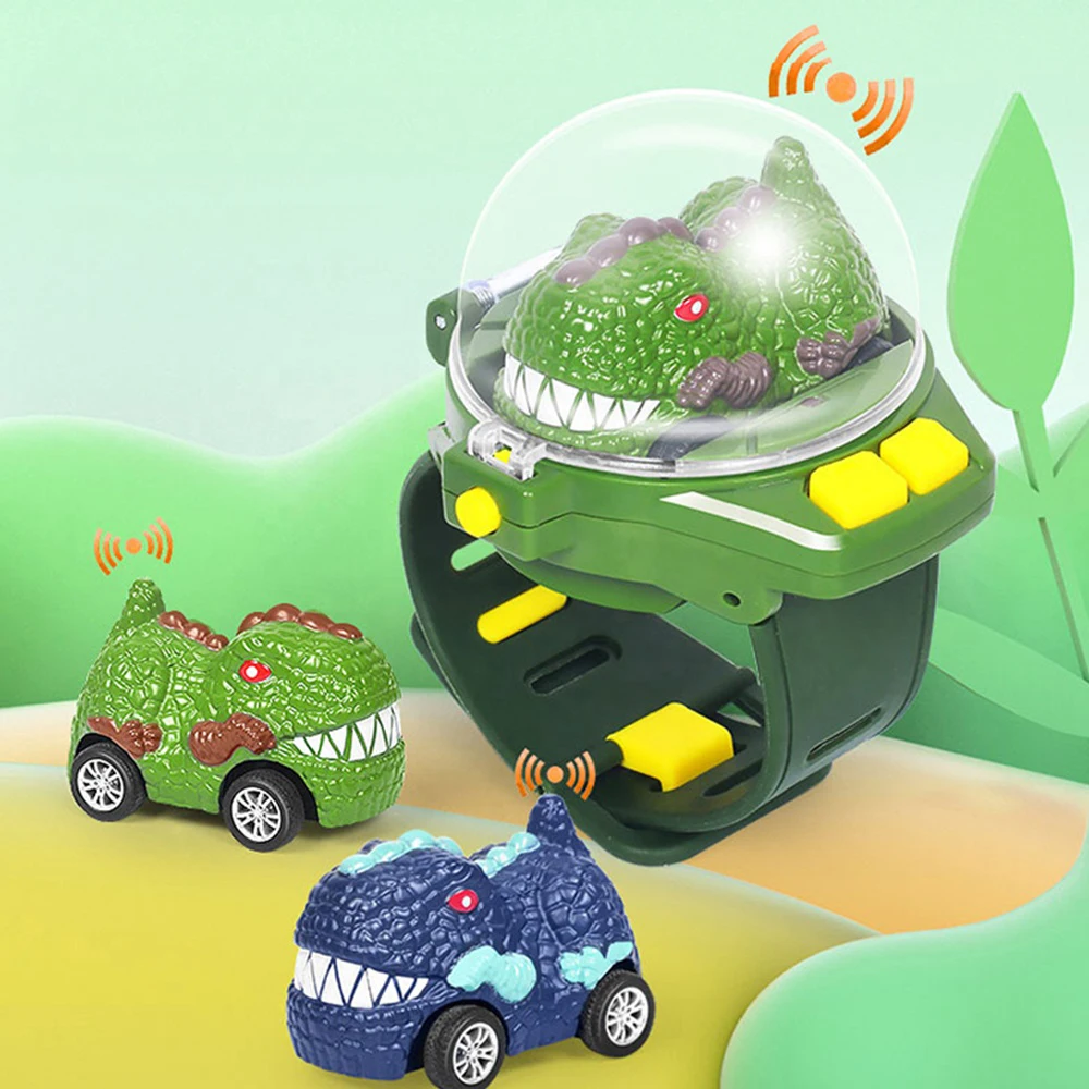 

Watch Remote Control Car Mini 2.4G Small Vehicle Wrist Watch Cartoon Electric RC Car Toys USB Charging For Children's Kids Gift