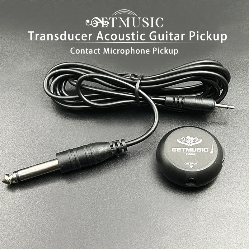 10Pcs Mini Pickup Amplifier Transducer Stick Piezo for Acoustic Guitar Ukulele Violin Cello Banjo Parts