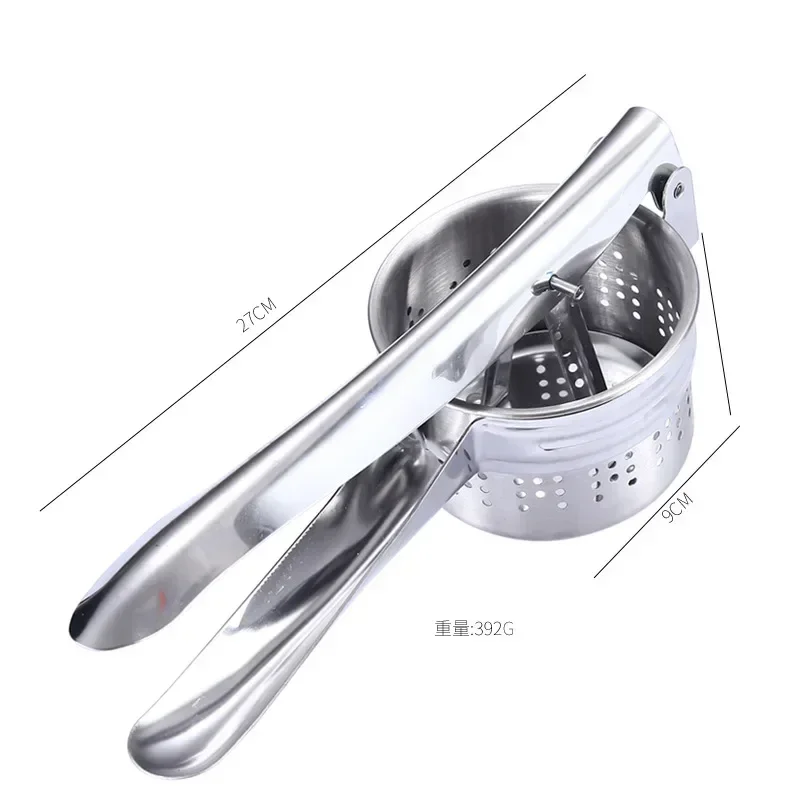 Household mashed potato press, manual vegetable filling squeezer, Stainless steel juicer, Vegetable dehydrator