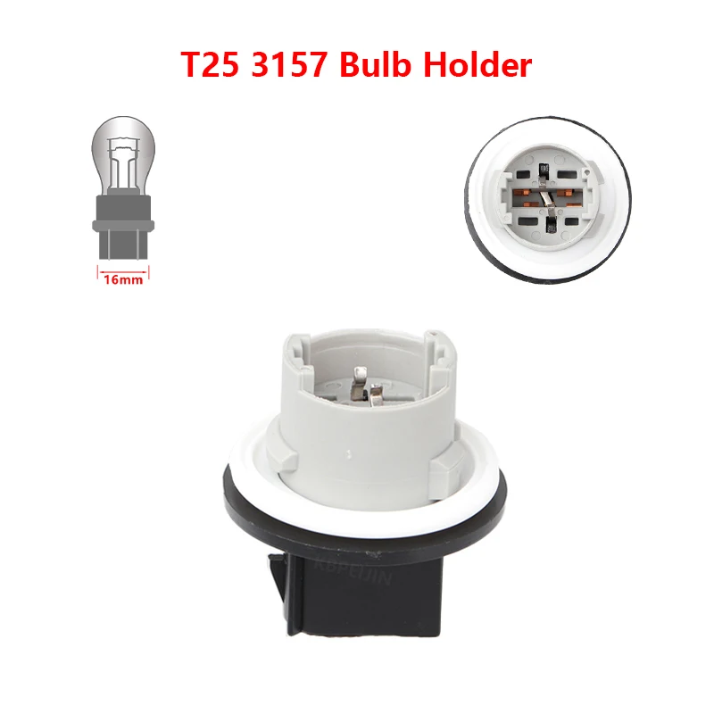 

1x For Chevrolet Camaro 2011 2012 T25 3157 Bulb Holder Turn Signal Light Socket Accessories