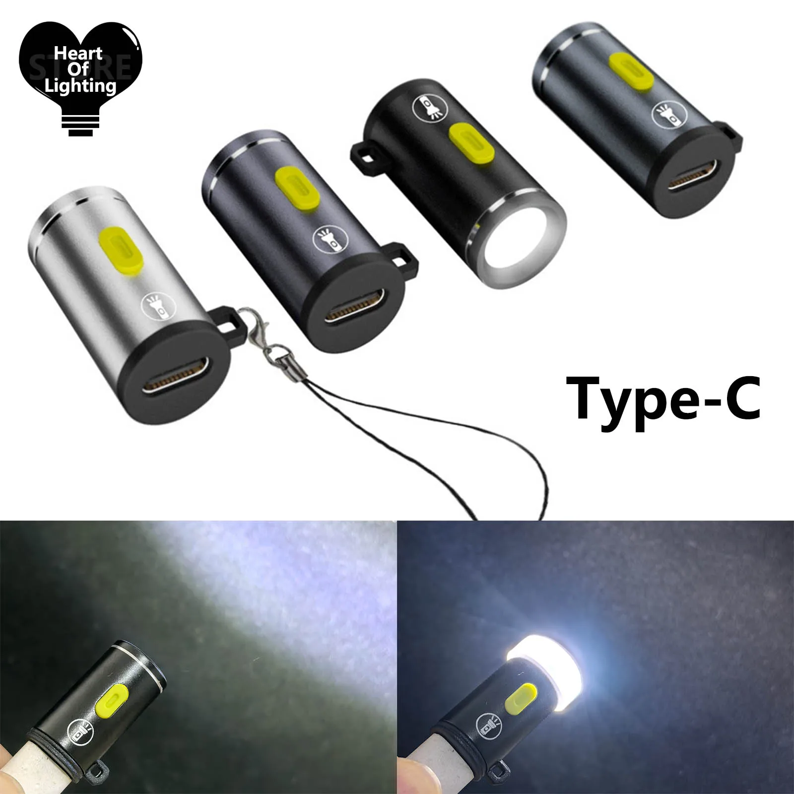 Flashlights High Lumens Small Super Bright Torch Light Water Resistant Portable Pocket Lights With Lanyard For Camping Outdoor