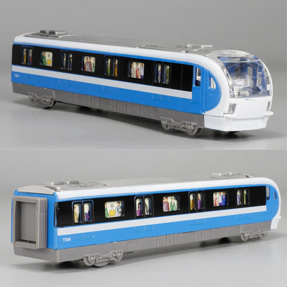 Legierung Multi-Color Sound und Licht Pull-Back Metro High-Speed-Zug Jungen und Kinderspielzeug Geschenk B330