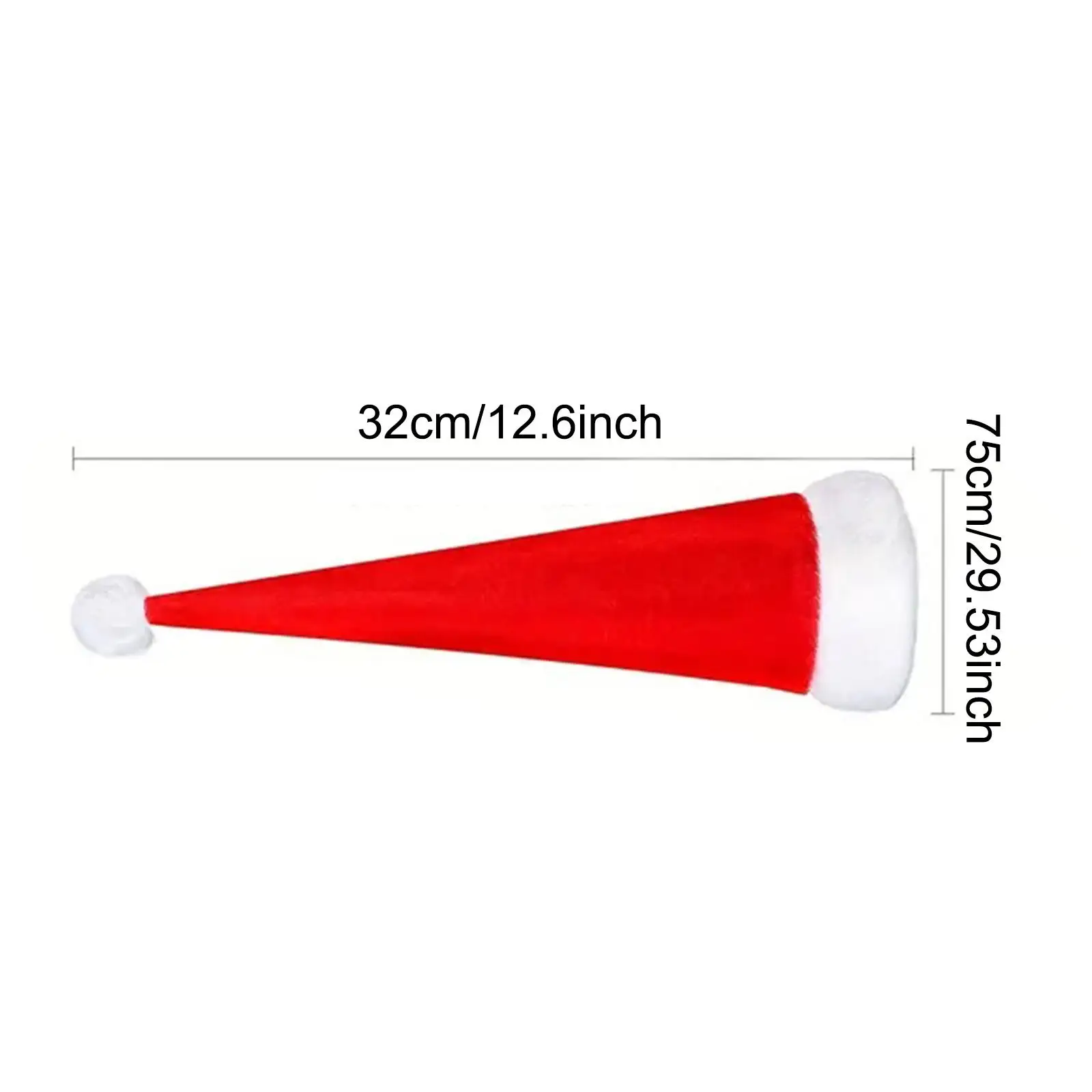 Christmas Hat Cap Decorative Santa Hat for Festive Celebrations Party Supply image 6