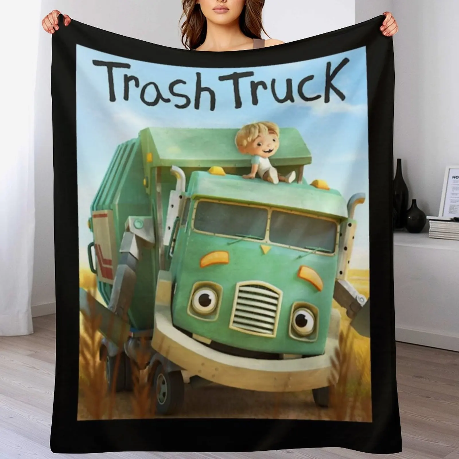 

hank and trash truck cartoon Throw Blanket warm winter Decorative Throw Blankets