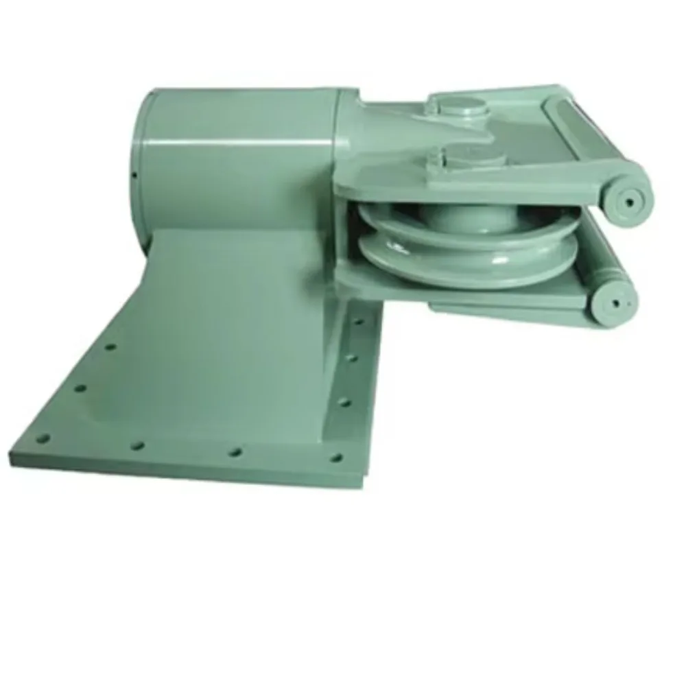 

Marine rotary head anchor cable guide