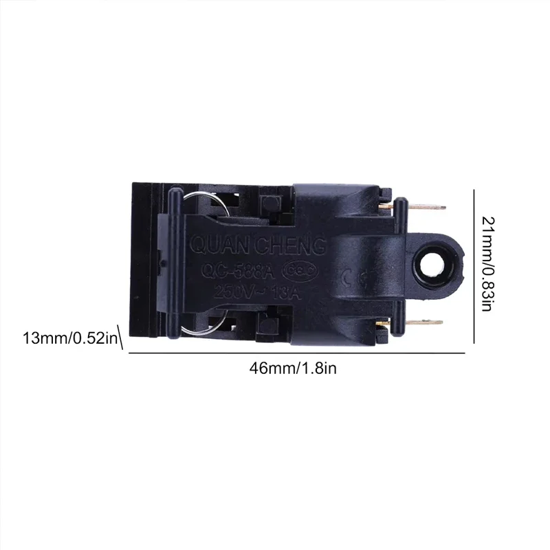 2PCS 13A Power ​Electric Kettle Switch Thermostat Switch Steam Kitchen Accessory Automatic Power Off Switch Electric Tools image 3