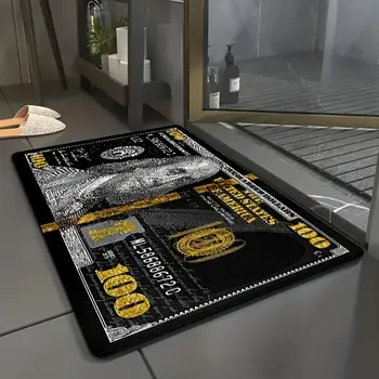 Vtipné měkké obdélníkové rohožky s potiskem dolaru, domácí dekorace, protiskluzový koberec do obývacího pokoje, kuchyně, chodby, balkonu 10 nejlepší prodej stroj na kebab - №8