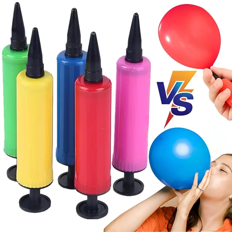 

Mini Plastic Hand Balloon Pump Randomly Color for Foil and Latex Balloons Air Inflator Pump Portable for Party Accessories