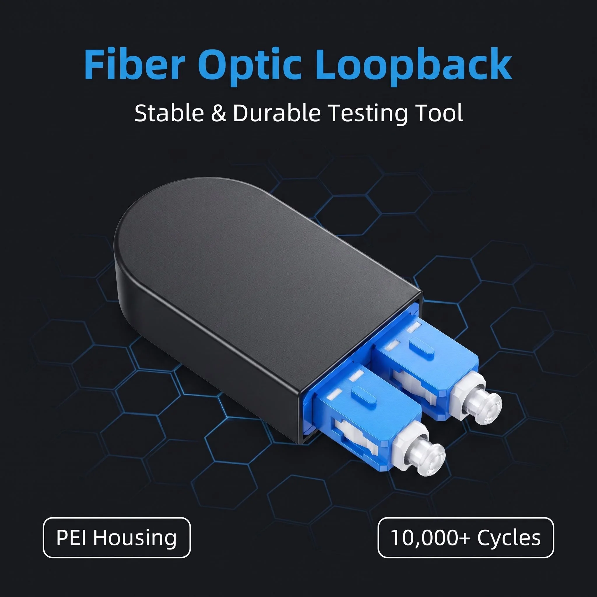 SUMMITEK 1PC SC/LC UPC Fiber Optic Circuitors Coupler SM MM Optical Fiber Loopback Adapter Single Mode OM3 OM4 Quick Connectors