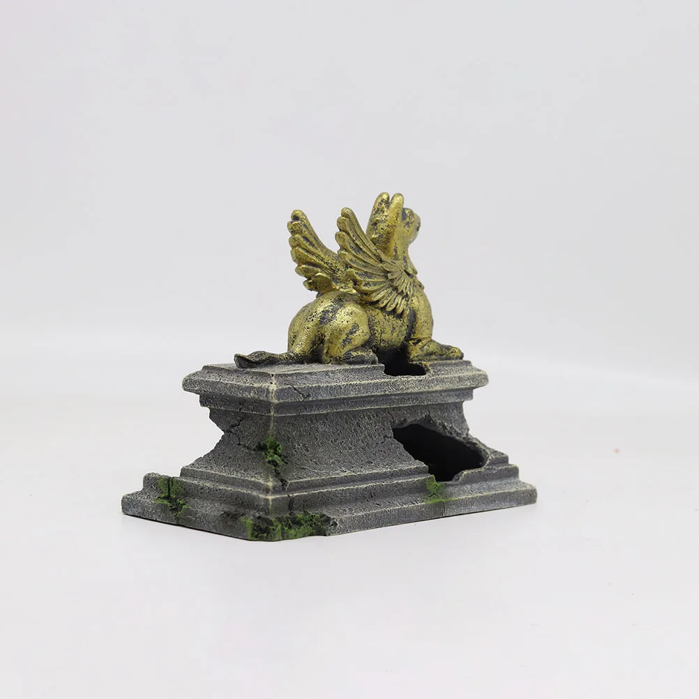 

Aquarium Decor Resin Flying Deity Statue Fish Tank Landscape Ornament Home Office Decoration Realistic Aquarium Rockery