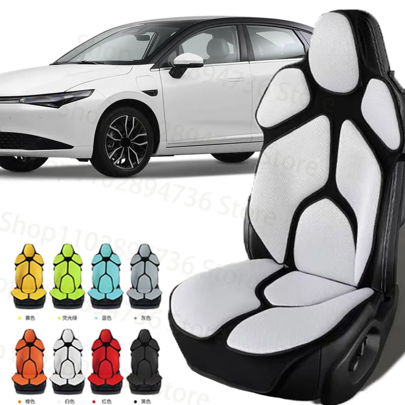 FOR XPENG  P5 Cushion Car Seat Chair Back Mesh Lumbar Back Brace  Massage Back Pad Support Home Office