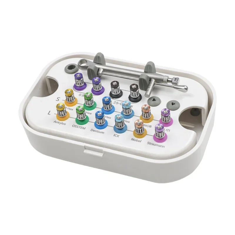 Lab Universal Implant Torque Wrench Screwdriver Wrench Colorful Torque Wrench Ratchet Prosthetic Kit Lab Instrument