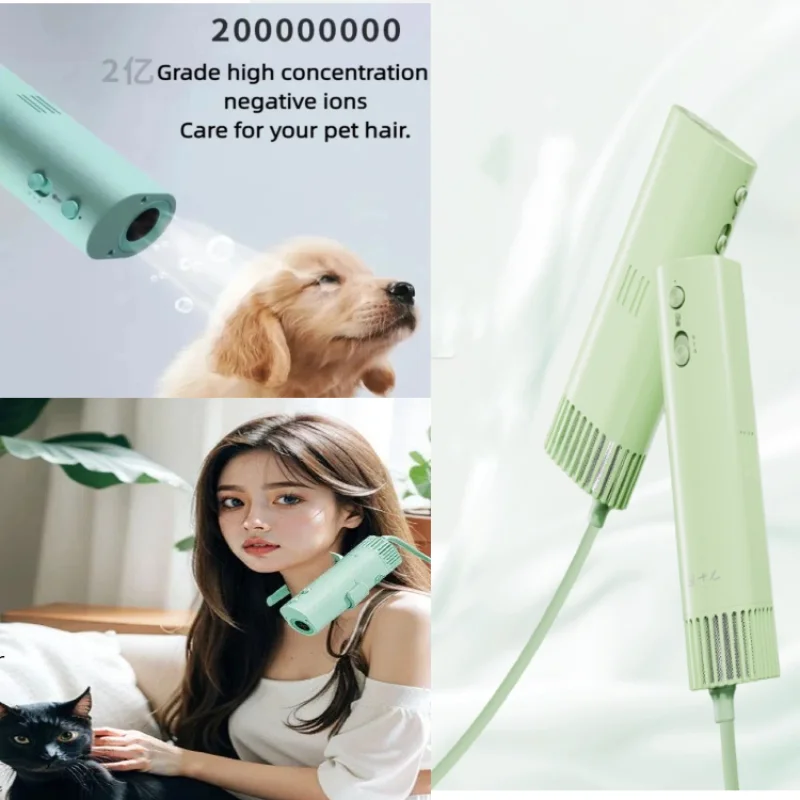 

Pet Grooming Hair Dryer 200 Million Anion High-power Silent, Energy-saving, Dog Beauty Quick Drying Hair For Countries With 220v