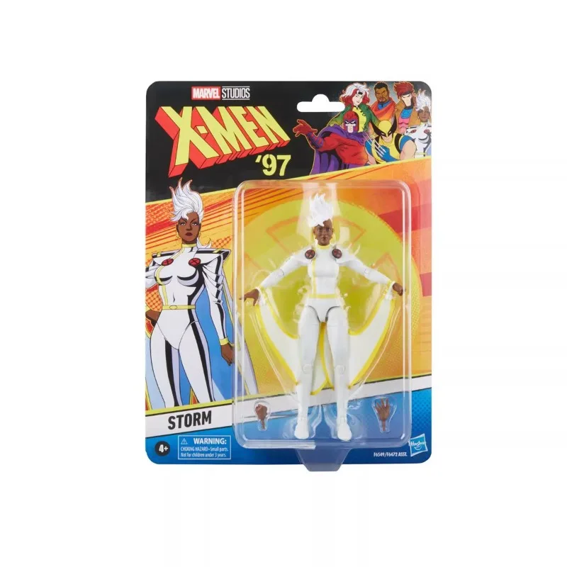 Hasbro Retro Hanging Card Marvel Legends ML 97X Men 1/12 Storm Girl Desktop Case with A Boy's Birthday Gift Handmade Model