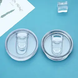 2pcs 20/30Oz Sealing Bottle Cover Splash Spill Proof Plain Plastic Replacement Lids for Yei Tumber Cup Multicolor Themos Cup