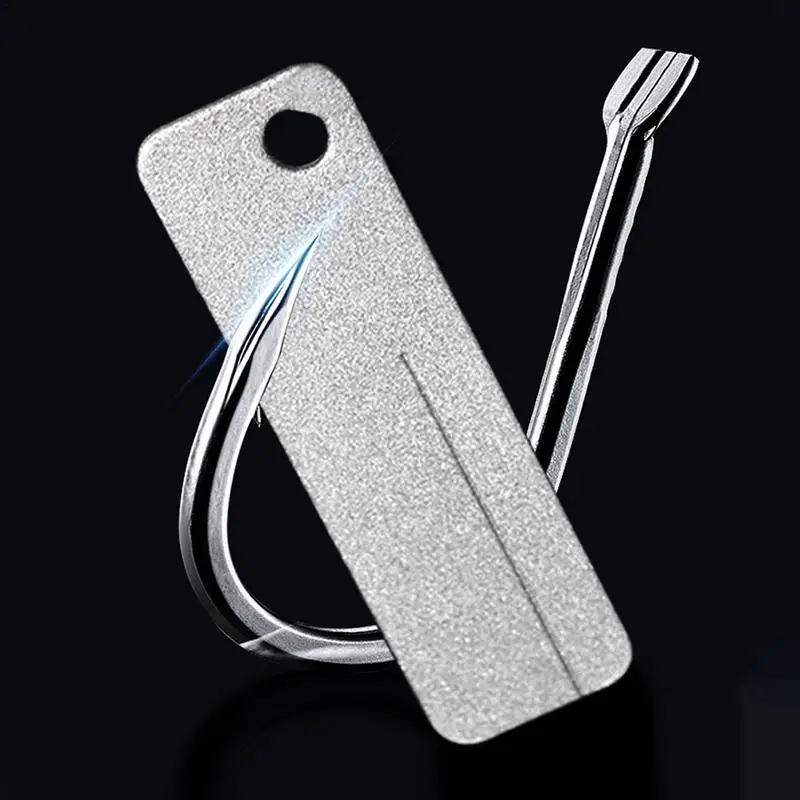 Mini Fish Hook Sharpener Fish Hook Grinding File Sharpening Stone Fishing Hook File Camping Outdoor Mini Sharpener Sharpener