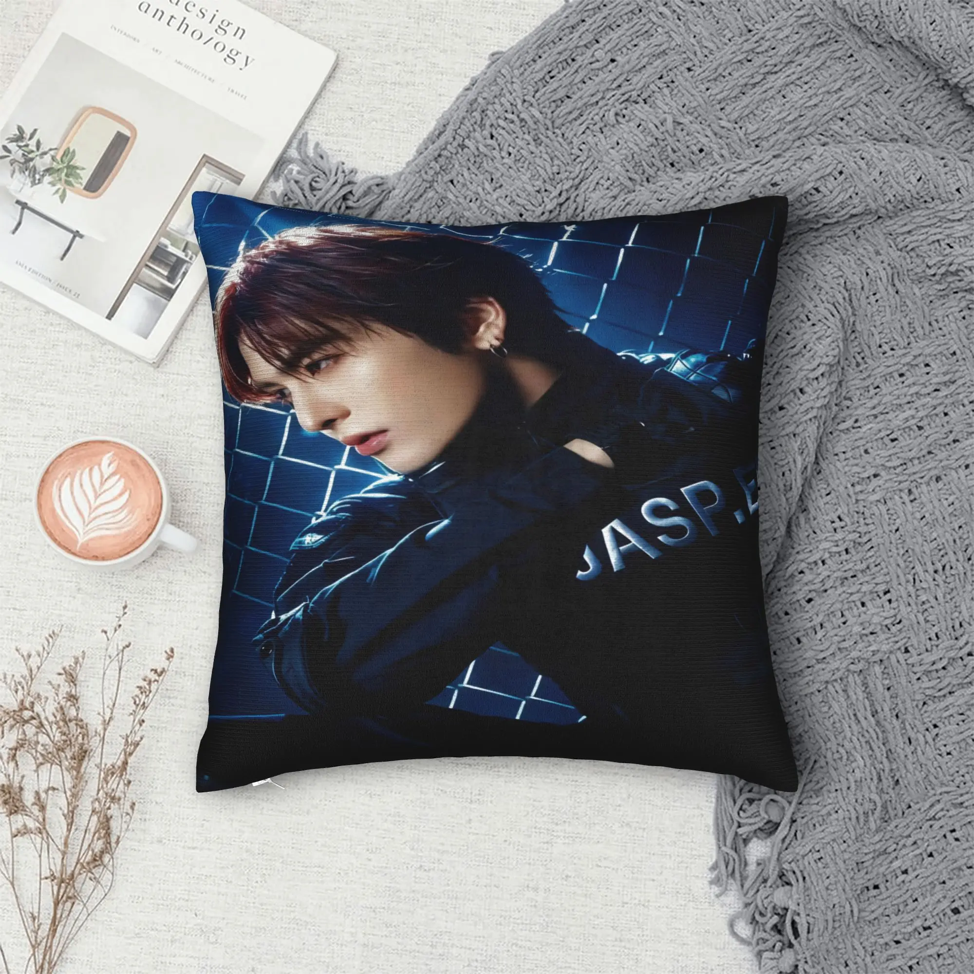 JASP.ER Group Pillow Case  Comfy Pillow Cover Funny Pillowcases For Couch Sofa Bedroom