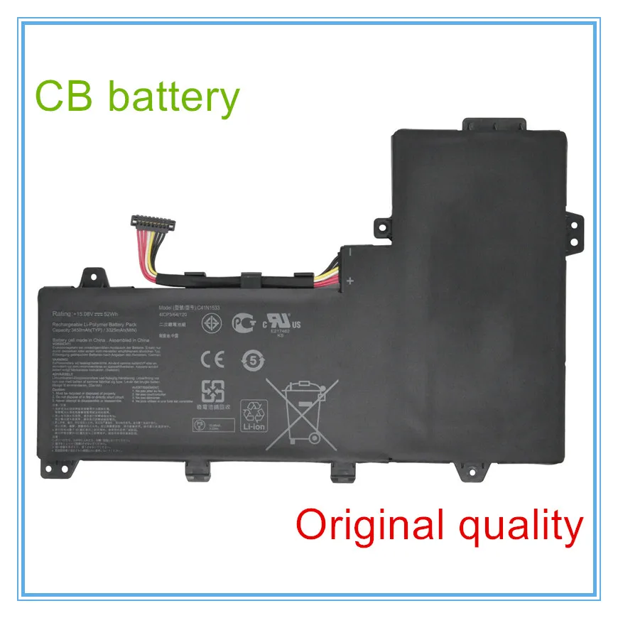 bateria do portatil para q524u q534uq ux560uq serie ux560ux 0b20002010300 52wh 152v 52wh 01