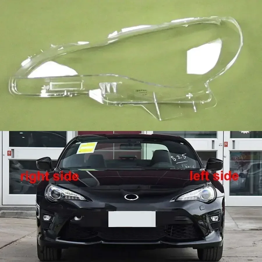 For Toyota 86 Subaru BRZ 2012-2019 Headlight Lens Cover Transparent Lampshade Headlamp Shell Plexiglass Auto Replacement Parts