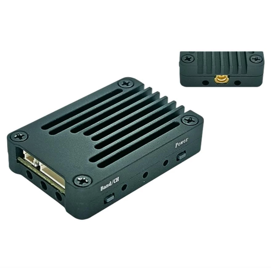 4.9G 5.8G 6G 1.6W 72CH VTX Long Range FPV Image Transmission Launcher Support for external audio input For FPV Drone RC Car