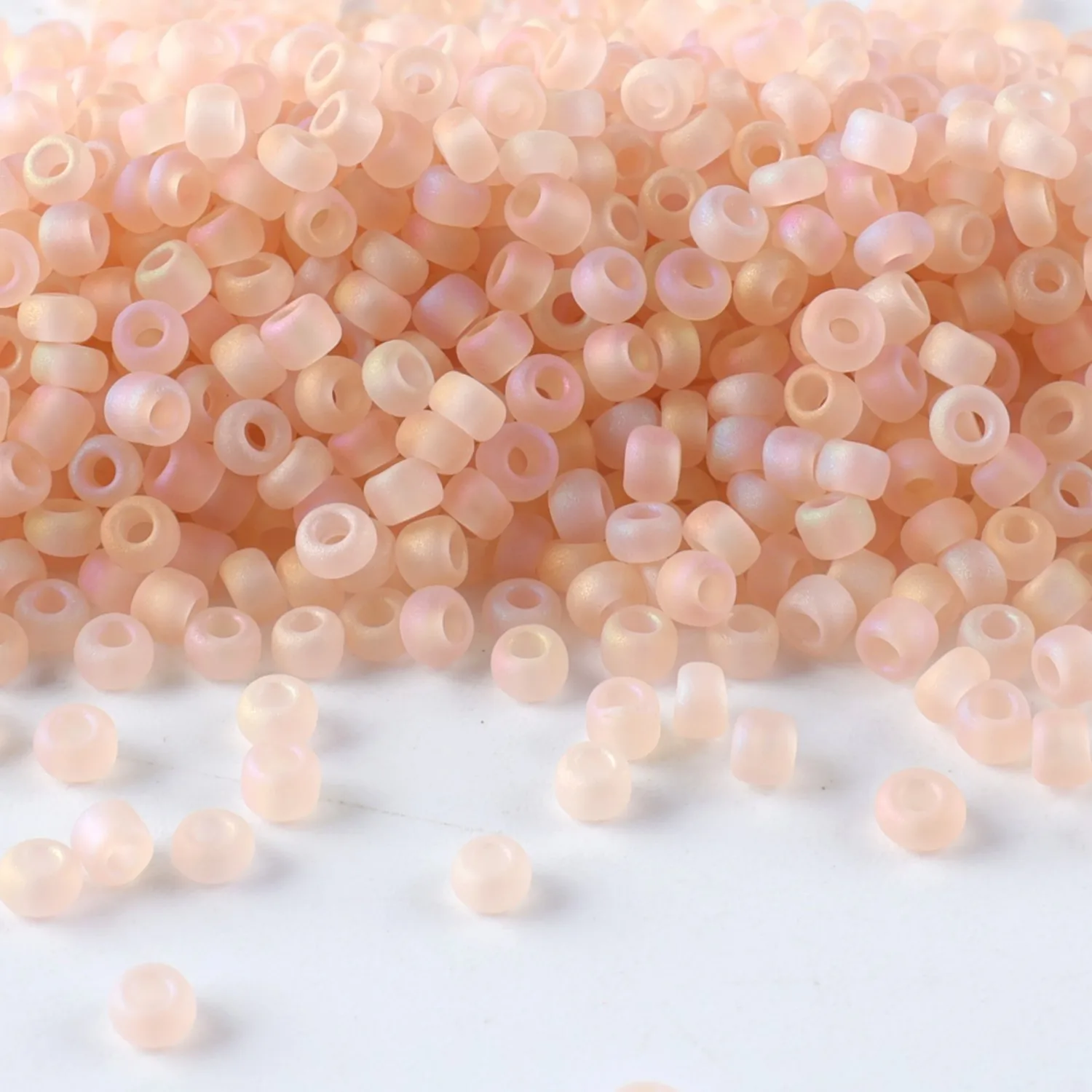 Hochwertige CJ 11/0 Mattierte Rocailles-Perlen für Schmuckherstellung, 10g/Röhrchen, Geeignet für Alle Arten von DIY-Bastelarbeiten – Detail 9