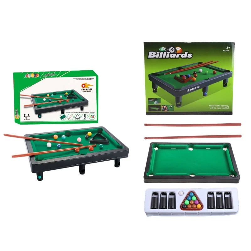 yunyun Tabletop Billiards, Parent-Child Interaction Children Educational Toys Mini Desktop Pool Table, Snooker Toy Game Set