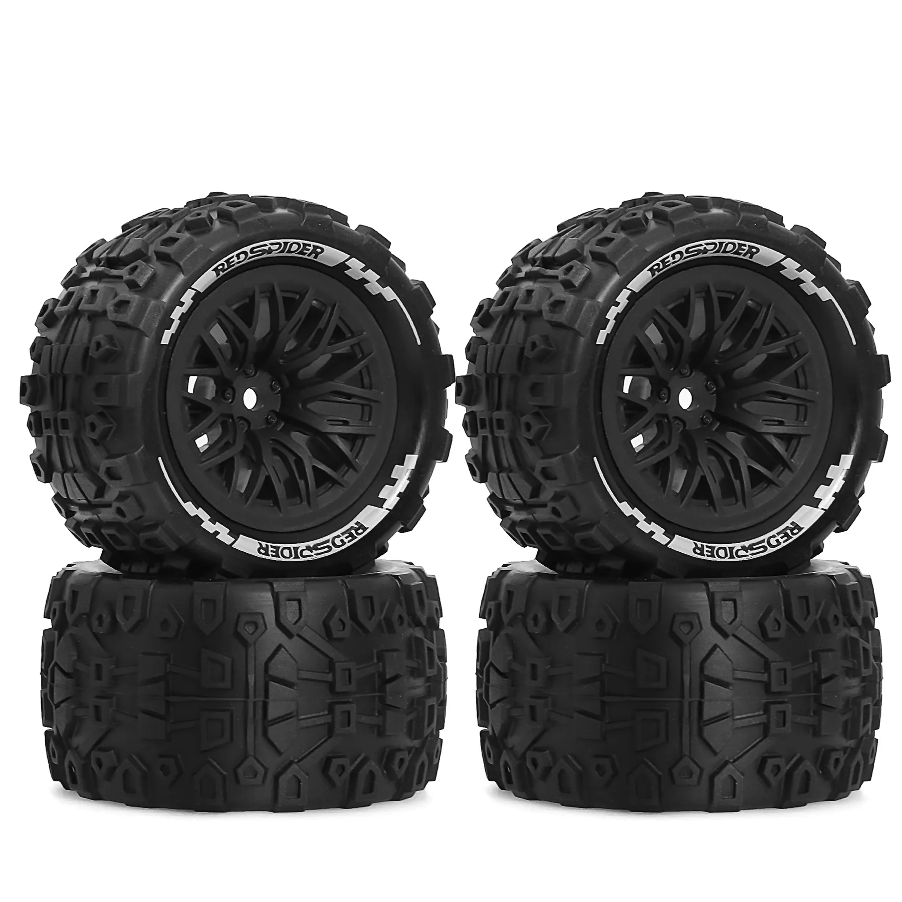 

Шины для колес Monster Truck 1/16 1/18 для радиоуправляемых внедорожных монстр-грузчиков 1/18 ARRMA GRANITE GROM E HPI WLtoys Volcano-16