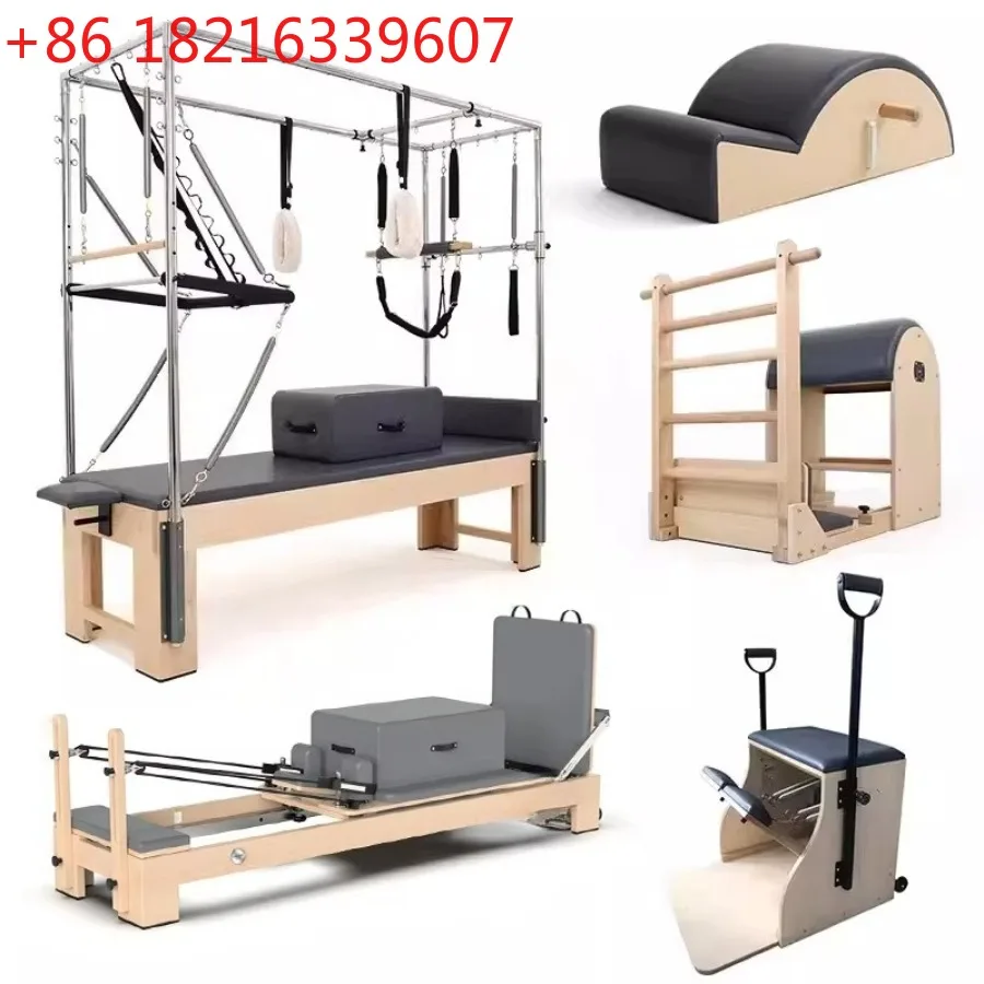 YAO Five-Piece Core Bed Bucket Personal Education Corrector Ladder Stable Step Chair Yoga Loft Pilates Made of Wood pilates refo