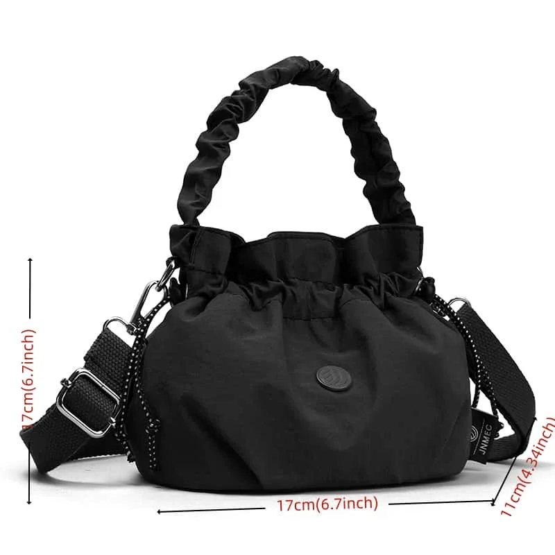 Modische Nylon-Umhängetasche für Damen, trendige, leichte kleine Tragetasche, Schultertasche für den Alltag, den täglichen Arbeitsweg und Reisen, Handtasche, Tragetasche. – Detail 1