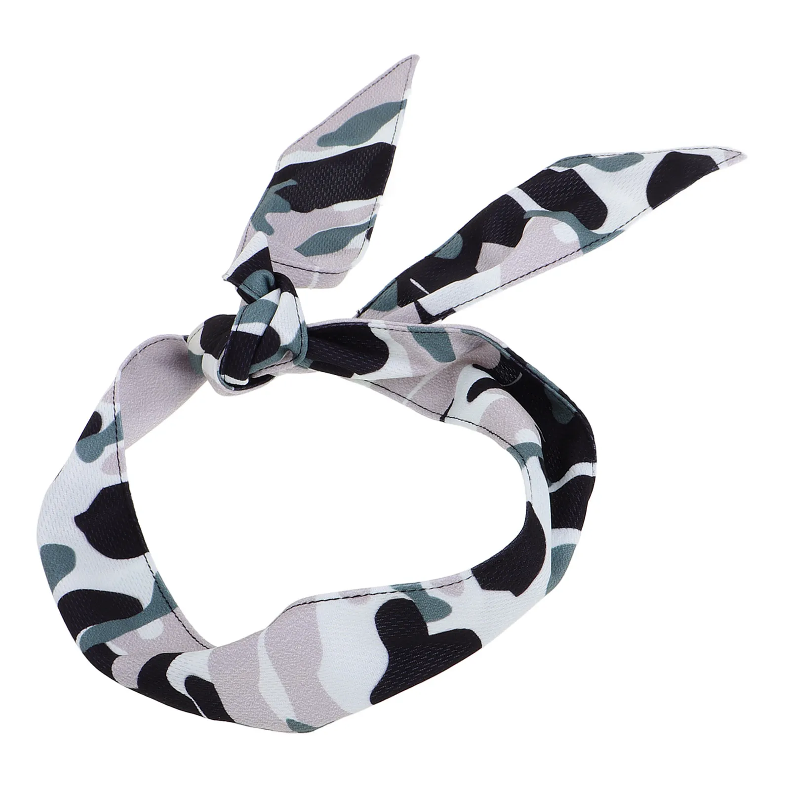 

Men Women Adjustable Camouflage Headband Sweatband Tie for Sports Running Fitness Gym Yoga Tennis Sweat Wicking Athletic