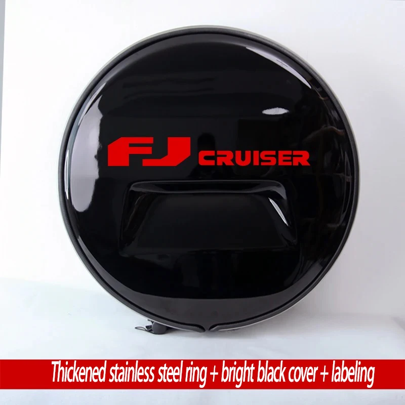 07-22 For Toyota FJ Cruiser accessories trunk with LED dynamic light spare tire cover decorative box protective cover